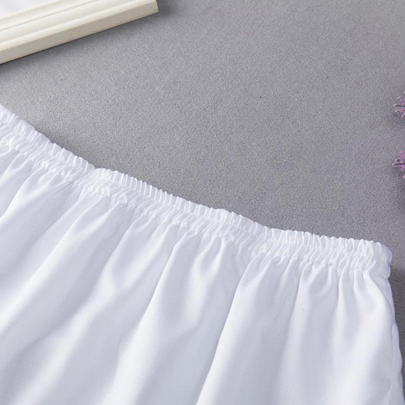 Skirts - กระโปรงเอวถอดได้ ชายเสื้อปลอมทรงเสื้อเบลาส์ กระดุมโค้ง ผ้าฝ้าย มินิเดรสสำหรับผู้หญิง ชุดลำลอง