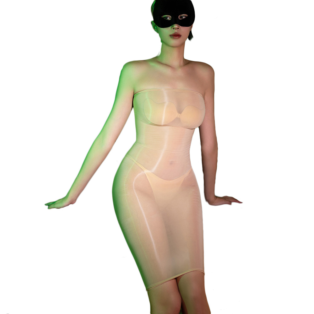 Sexy Mesh Sheer Bodycon Dress - Smooth Seamless Dress เซ็กซี่ผู้หญิงชุดราตรี SHEER ดูผ่านชุดเข้ารูป