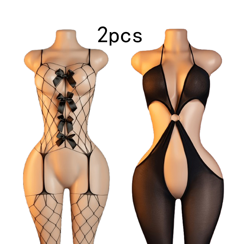ชุดสองชิ้น – บอดี้สูทตาข่ายเซ็ - Lingerie บทวิจารณ์และราคา