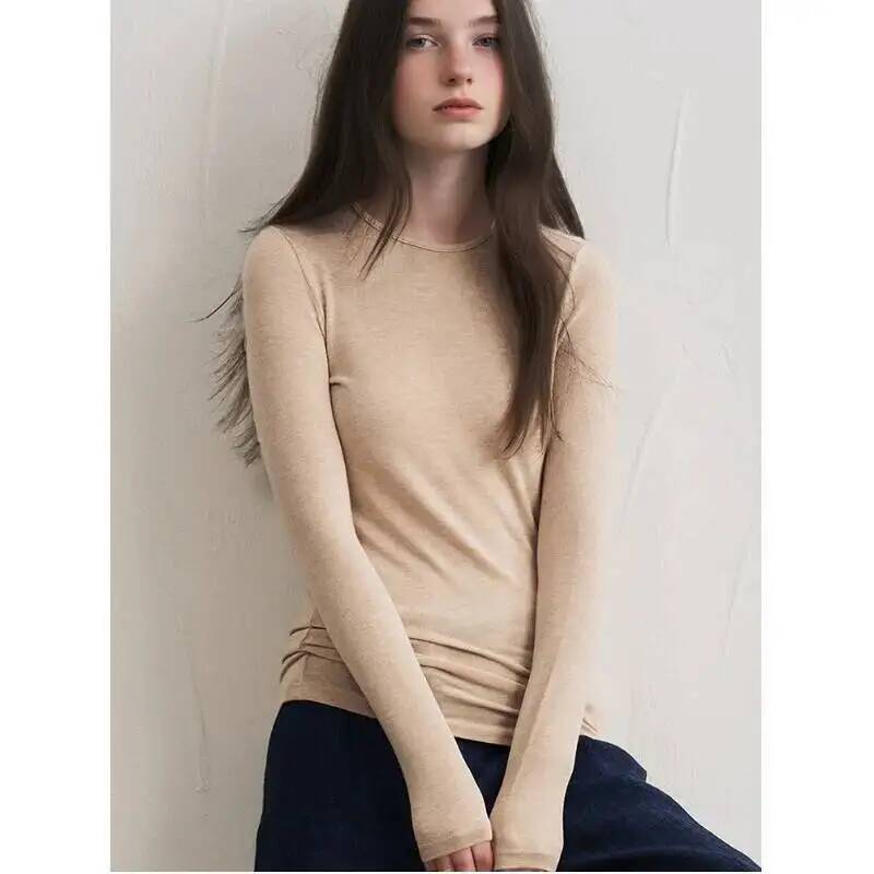 เสื้อผู้หญิงผสมแคชเมียร์ แขนยา - Blouses บทวิจารณ์และราคา